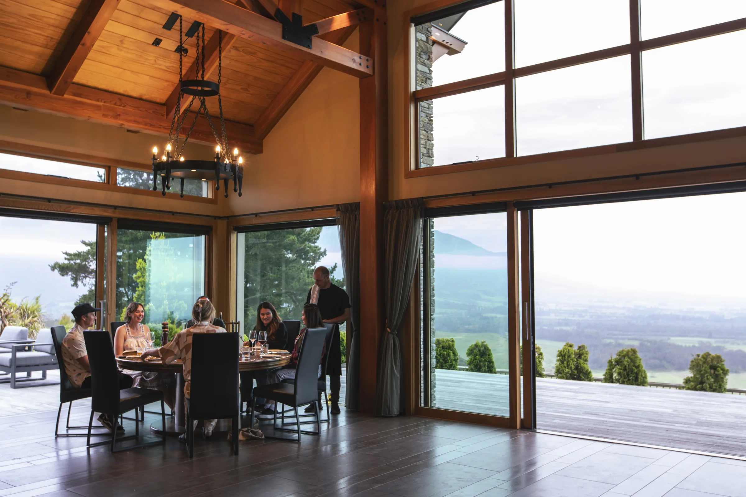 A corporate retreat setting at Ata Rangi Lodge