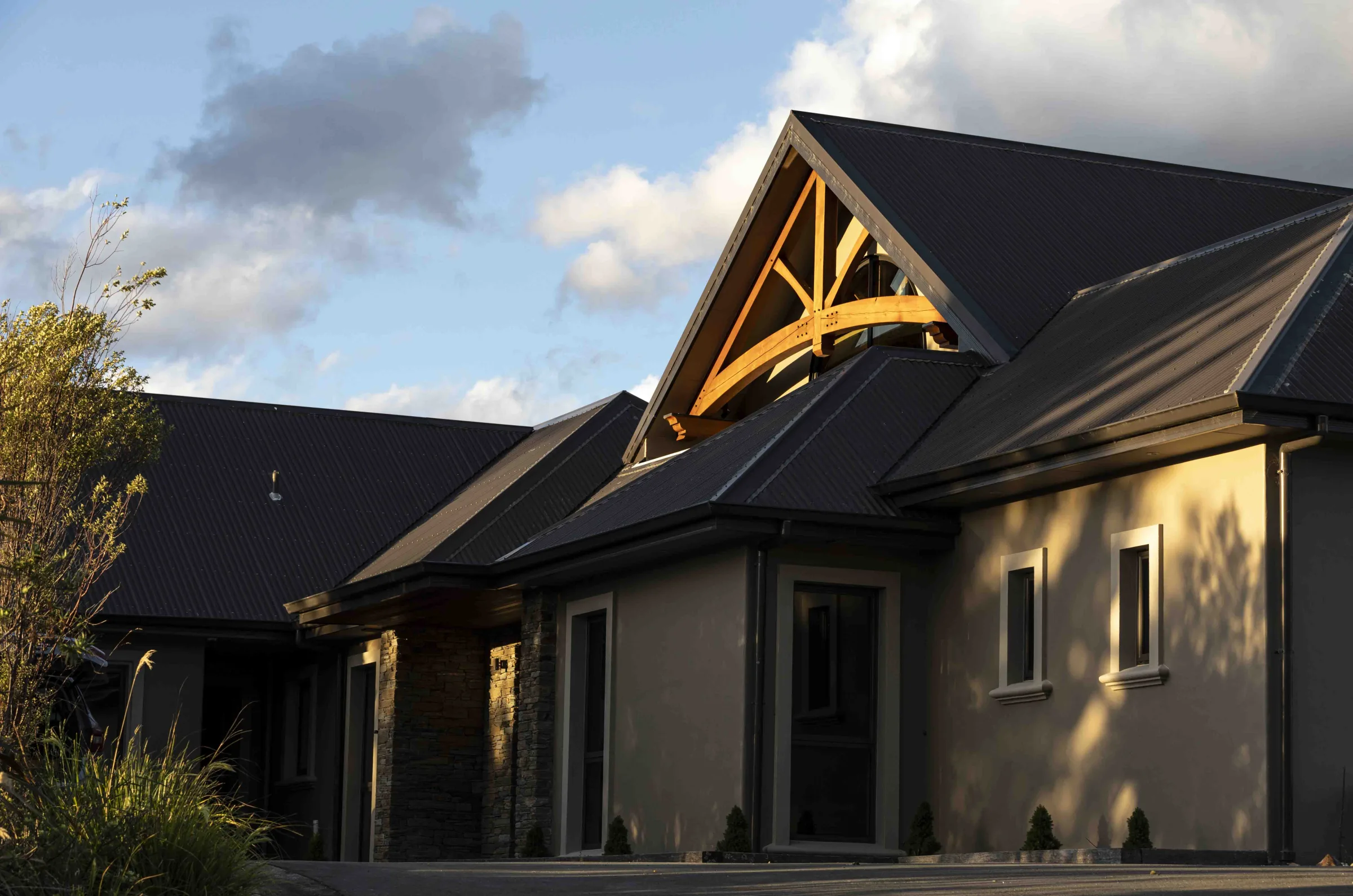 Dining with a view at Ata Rangi Lodge