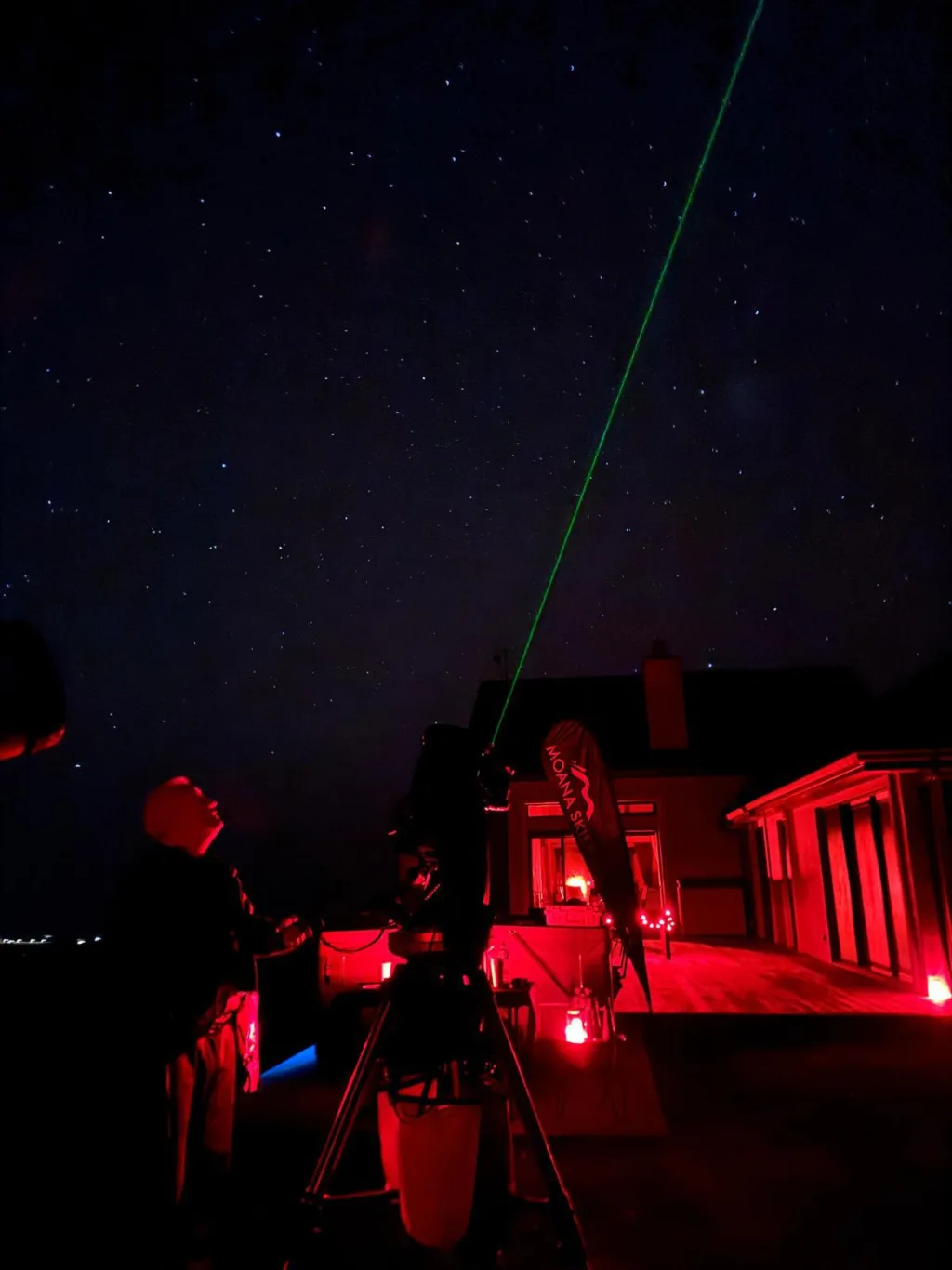 Stargazing from the deck